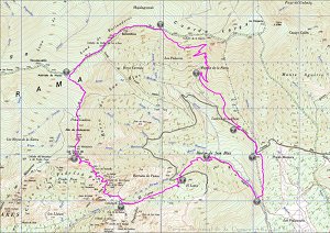 Mapa de la ruta